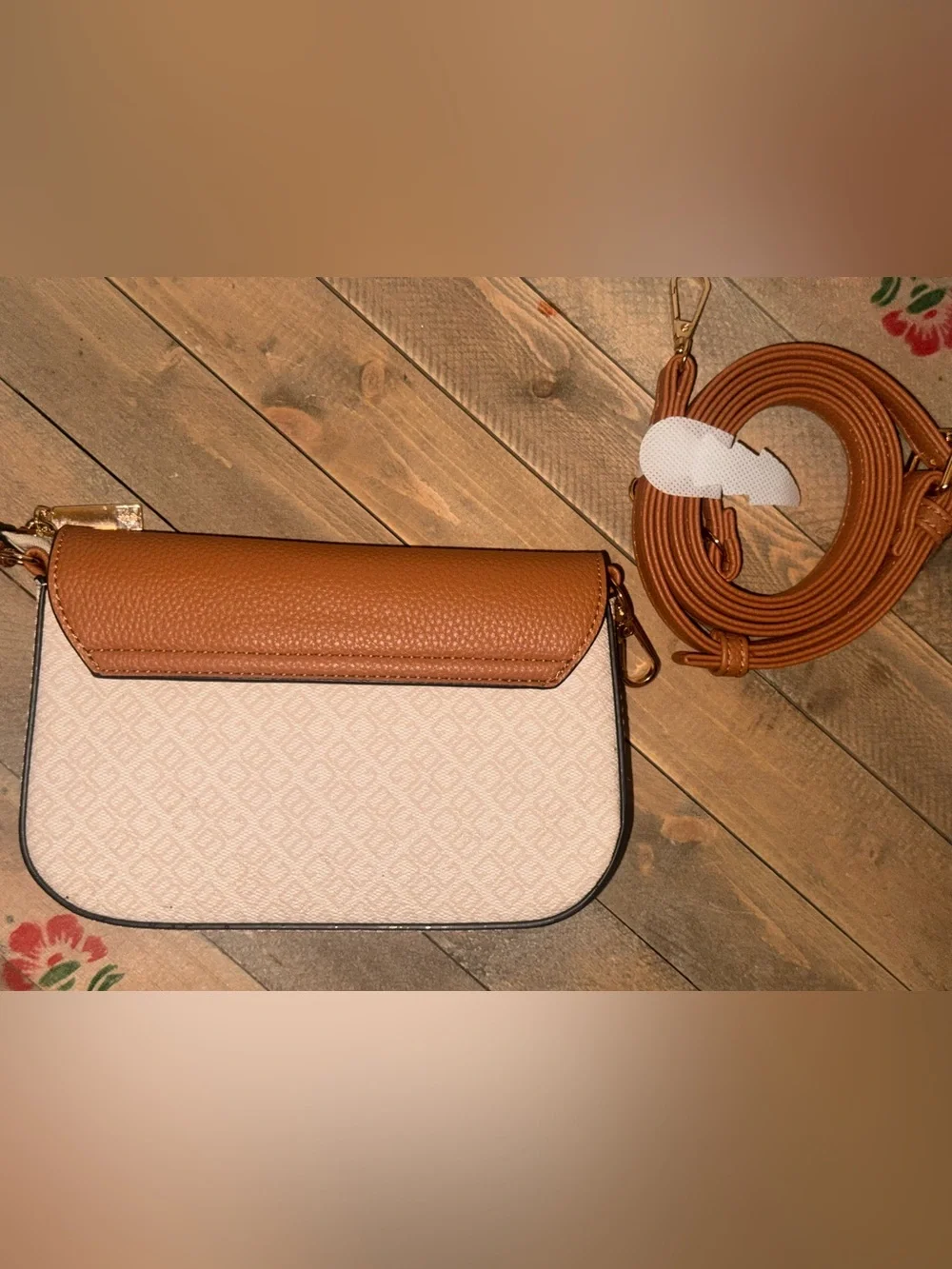 ✨ NWT Briganti BRI-MO2506 Shoulder Bag - Natural/Hueso ✨